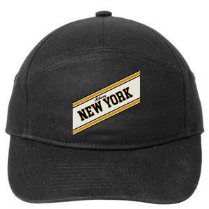 Albany New York Varsity Logo 7-Panel Snapback Hat