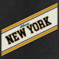 Albany New York Varsity Logo Adult Drive Performance Visor