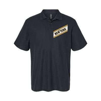 Albany New York Varsity Logo Softstyle Adult Sport Polo