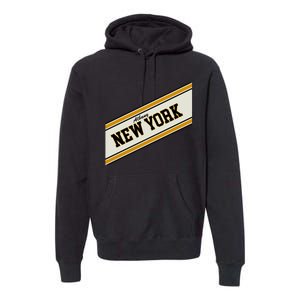 Albany New York Varsity Logo Premium Hoodie