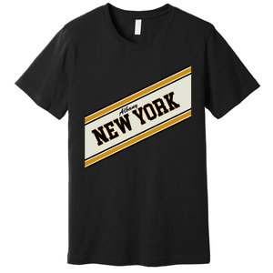 Albany New York Varsity Logo Premium T-Shirt