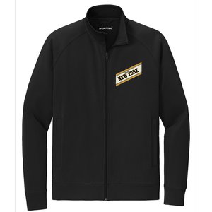 Albany New York Varsity Logo Stretch Full-Zip Cadet Jacket