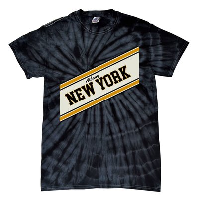 Albany New York Varsity Logo Tie-Dye T-Shirt