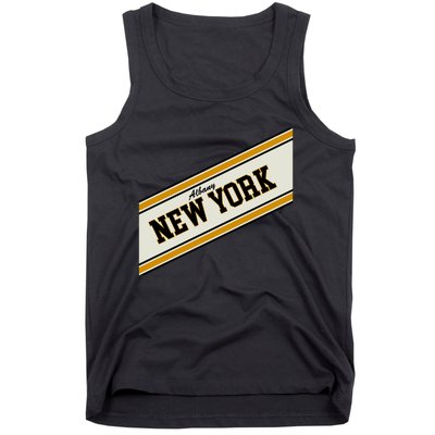 Albany New York Varsity Logo Tank Top