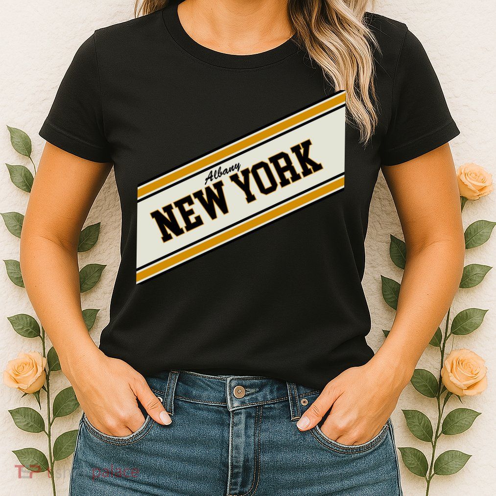 Albany New York Varsity Logo Womens T-Shirt