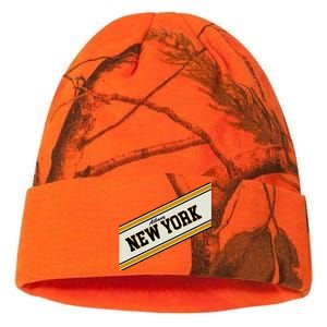 Albany New York Varsity Logo Kati Licensed 12" Camo Beanie