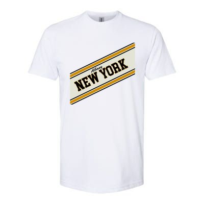 Albany New York Varsity Logo Softstyle® CVC T-Shirt