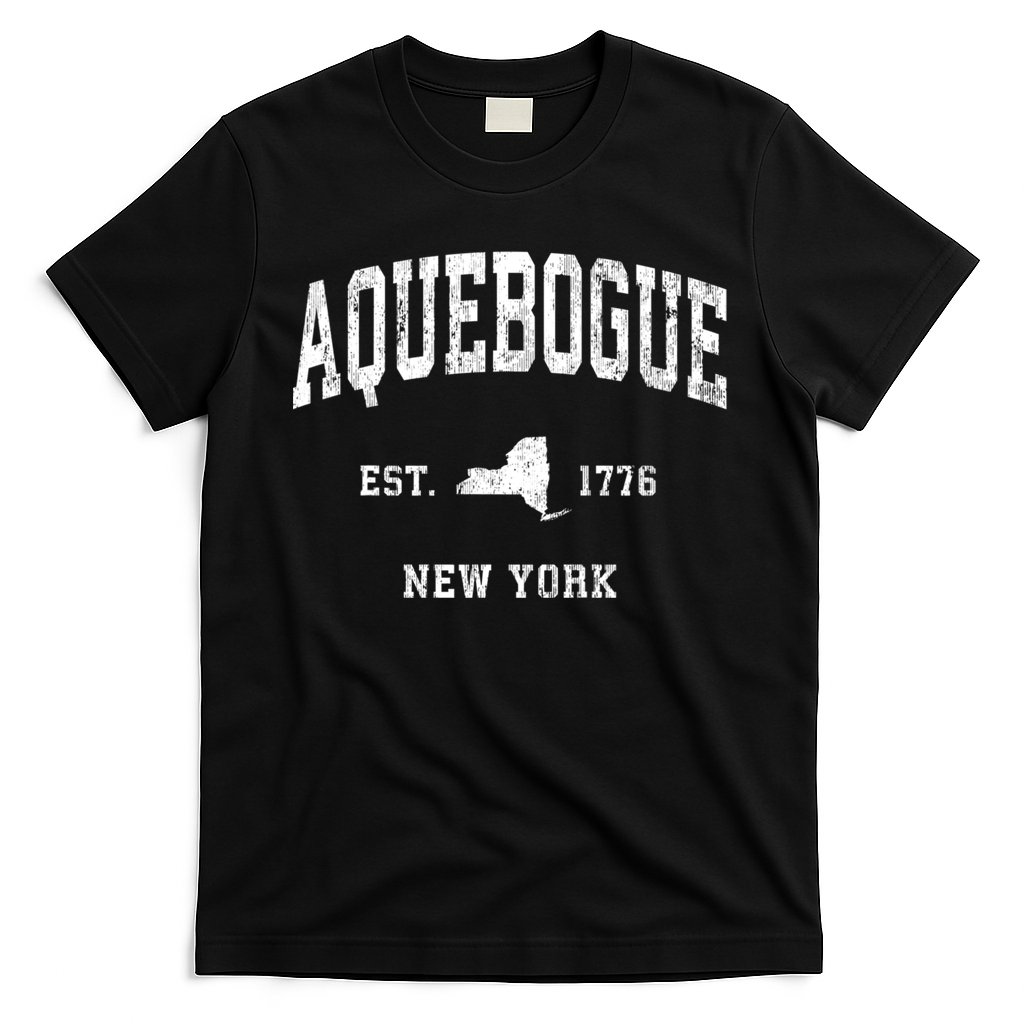 Aquebogue New York Ny Vintage Athletic T-Shirt