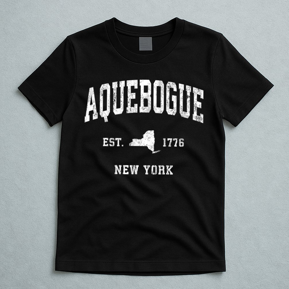 Aquebogue New York Ny Vintage Athletic T-Shirt