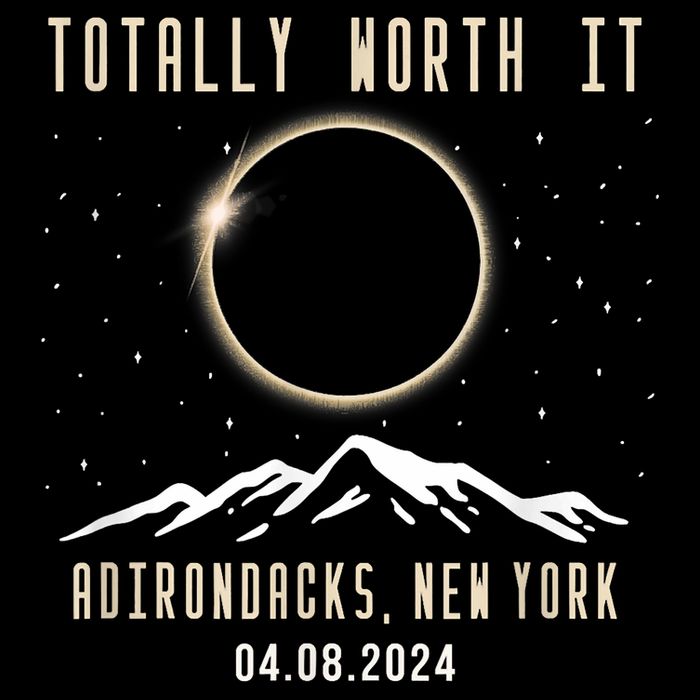 Adirondacks New York 2024 Total Solar Eclipse Daily Commute Backpack