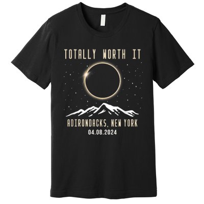 Adirondacks New York 2024 Total Solar Eclipse Premium T-Shirt