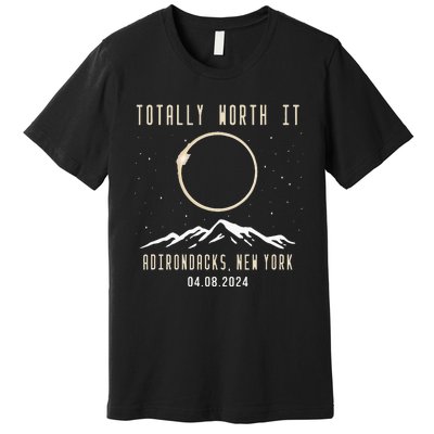 Adirondacks New York 2024 Total Solar Eclipse Premium T-Shirt