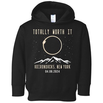 Adirondacks New York 2024 Total Solar Eclipse Toddler Hoodie
