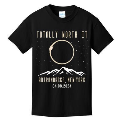 Adirondacks New York 2024 Total Solar Eclipse Kids T-Shirt