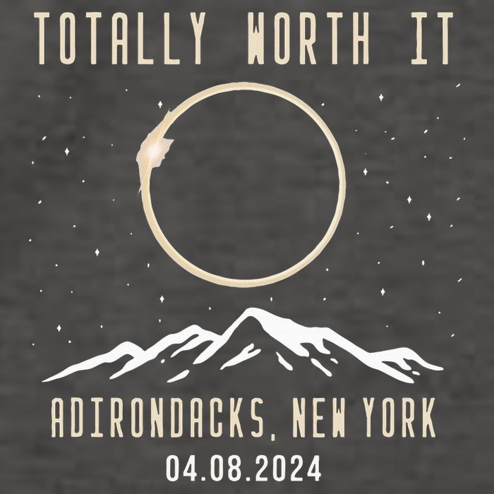 Adirondacks New York 2024 Total Solar Eclipse Vector Backpack