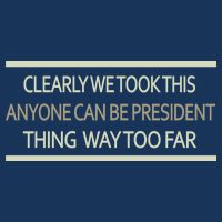 Anyone Can Be President USA-Made Doggie Bandana