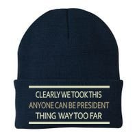 Anyone Can Be President Knit Cap Winter Beanie