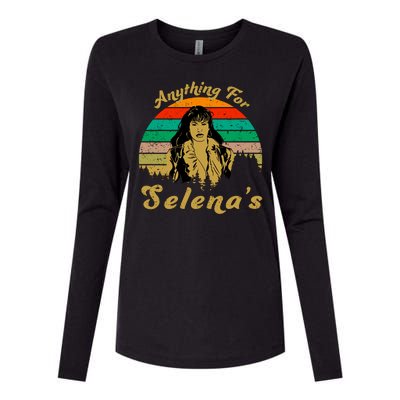 Anything For Selena's Womens Cotton Relaxed Long Sleeve T-Shirt