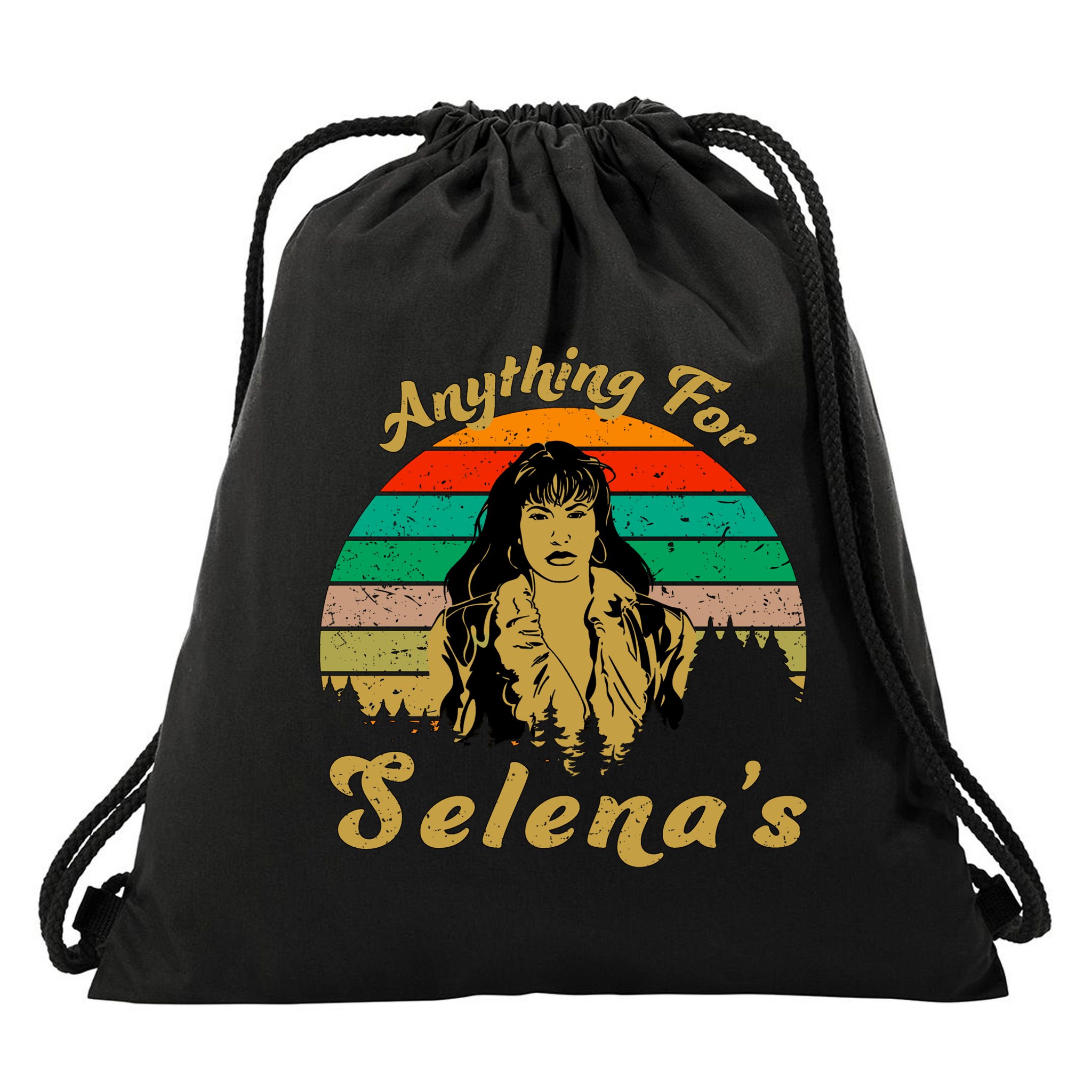 Anything For Selena's Drawstring Bag