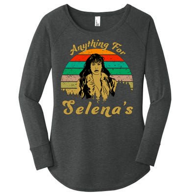 Anything For Selena's Women's Perfect Tri Tunic Long Sleeve Shirt