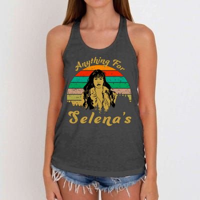 Anything For Selena's Women's Knotted Racerback Tank