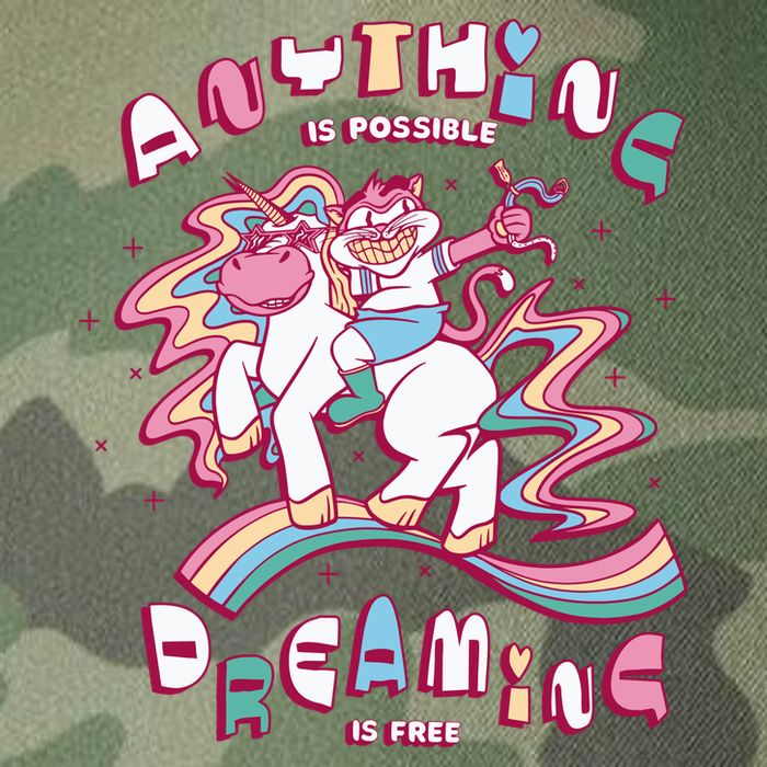 Anything Is Possible Dreaming Is Free Legacy Tie Dye Trucker Hat