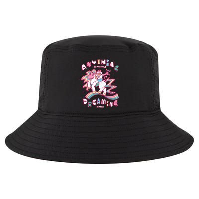 Anything Is Possible Dreaming Is Free Cool Comfort Performance Bucket Hat