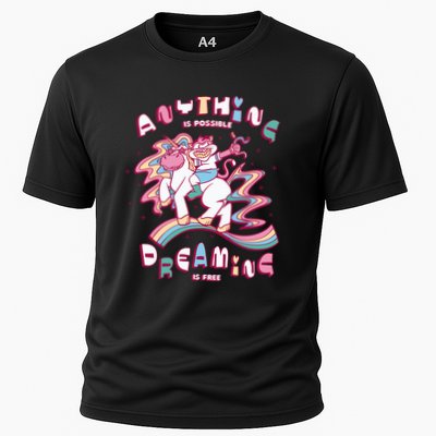 Anything Is Possible Dreaming Is Free Performance Shirt