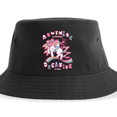 Anything Is Possible Dreaming Is Free Sustainable Bucket Hat