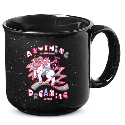Anything Is Possible Dreaming Is Free 15oz Campfire Ceramic Mug