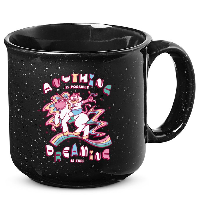 Anything Is Possible Dreaming Is Free 15oz Campfire Ceramic Mug