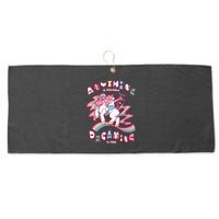Anything Is Possible Dreaming Is Free Large Microfiber Waffle Golf Towel