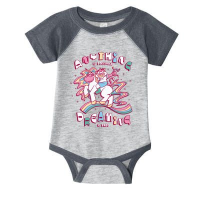 Anything Is Possible Dreaming Is Free Infant Baby Jersey Bodysuit