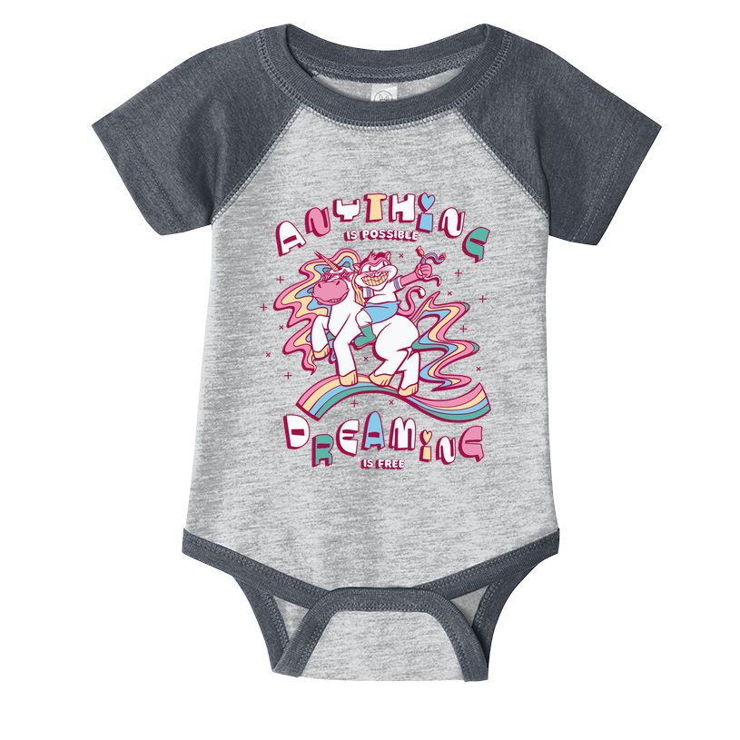 Anything Is Possible Dreaming Is Free Infant Baby Jersey Bodysuit
