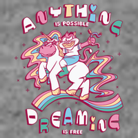 Anything Is Possible Dreaming Is Free Wool Snapback Cap