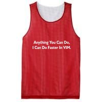 Anything You Can Do I Can Do Faster In VIM Mesh Reversible Basketball Jersey Tank