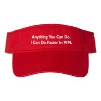 Anything You Can Do I Can Do Faster In VIM Visor