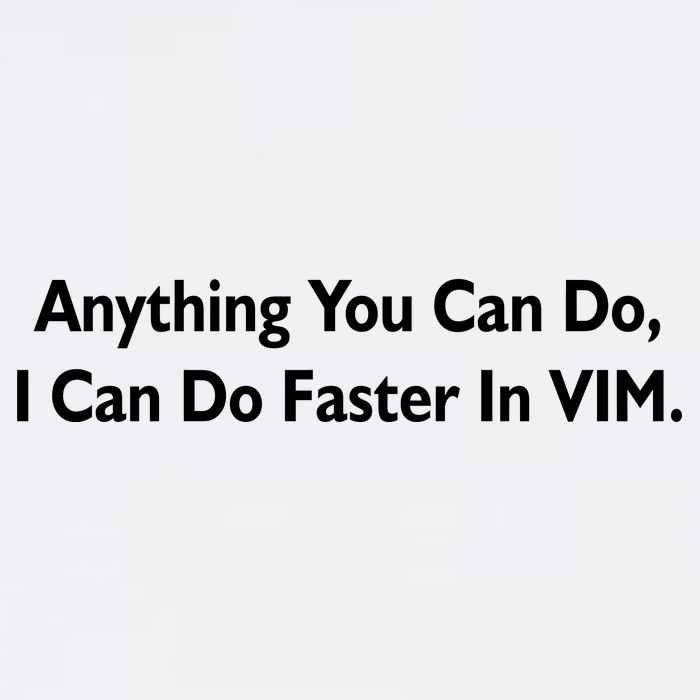 Anything You Can Do I Can Do Faster In VIM Garment-Dyed Sweatshirt