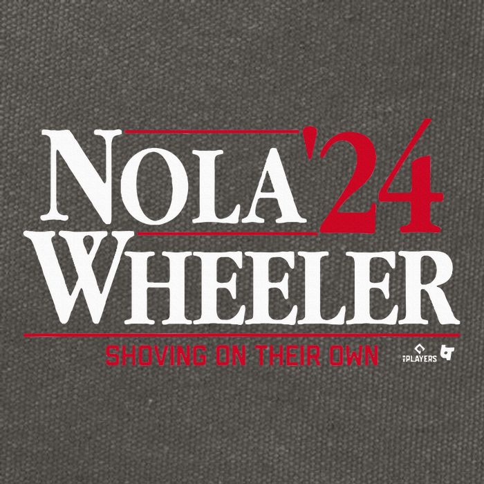 Aaron Nola & Zack Wheeler 24 Philadelphia Baseball Cotton Canvas Backpack