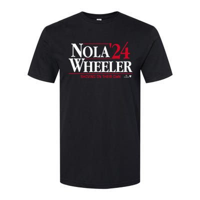 Aaron Nola & Zack Wheeler 24 Philadelphia Baseball Softstyle CVC T-Shirt