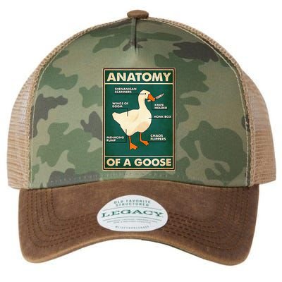 Anatomy Of A Goose With Knife Legacy Tie Dye Trucker Hat