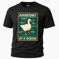 Anatomy Of A Goose With Knife Cooling Performance Crew T-Shirt