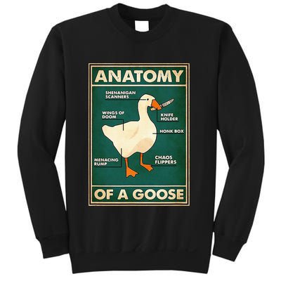 Anatomy Of A Goose With Knife Sweatshirt