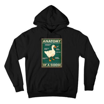 Anatomy Of A Goose With Knife Tall Hoodie