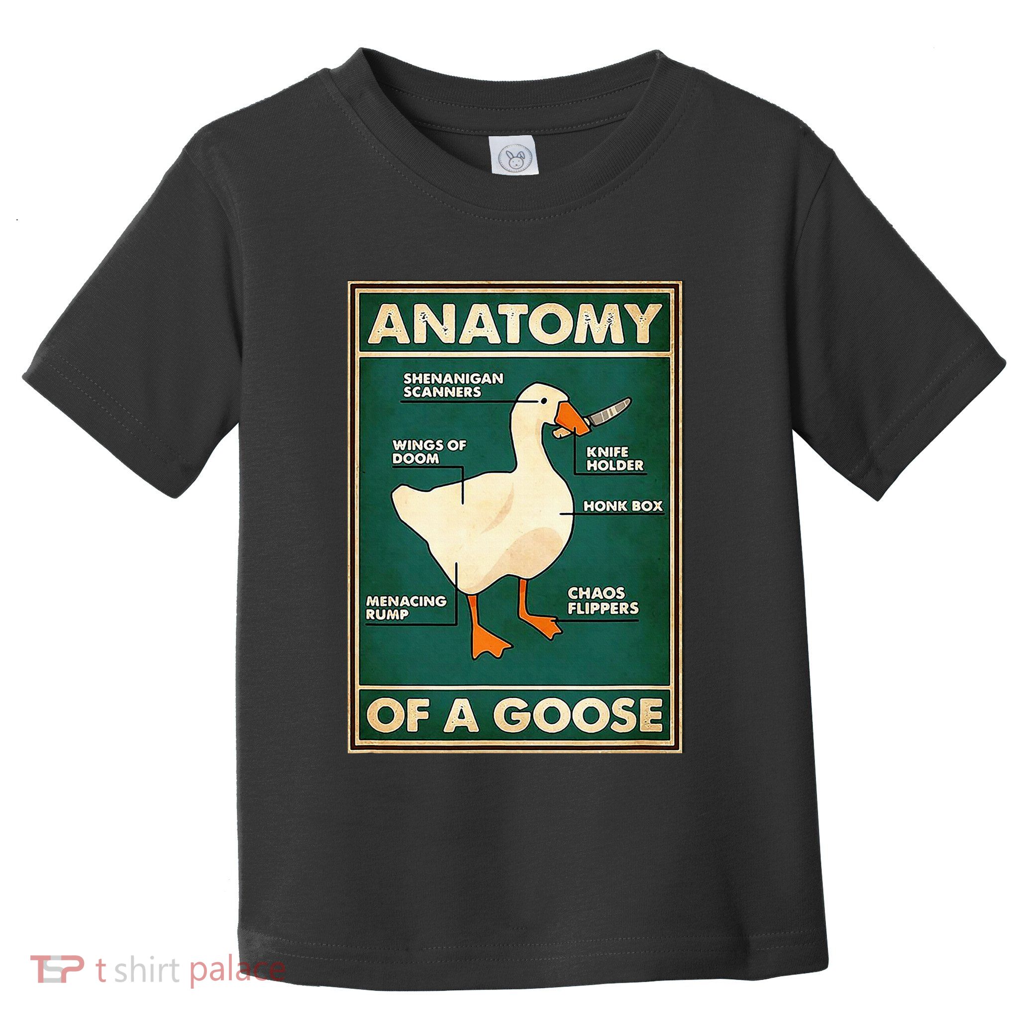 Anatomy Of A Goose With Knife Toddler T-Shirt