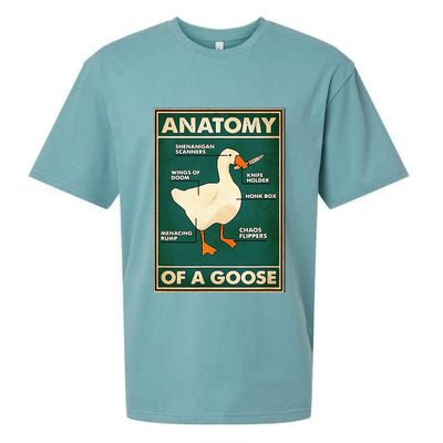 Anatomy Of A Goose With Knife Sueded Cloud Jersey T-Shirt