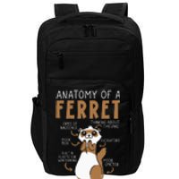 Anatomy Of A Ferret Lover Wildlife Animal Ferret Owner Impact Tech Backpack