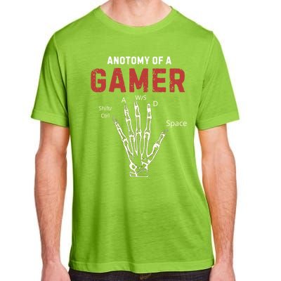 Anatomy Of A Gamer Funny Gaming Gift For Game Lovers Meaningful Gift Adult ChromaSoft Performance T-Shirt