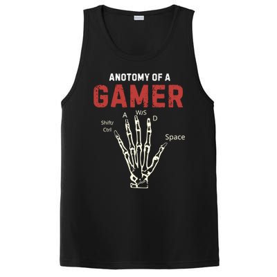 Anatomy Of A Gamer Funny Gaming Gift For Game Lovers Meaningful Gift PosiCharge Competitor Tank