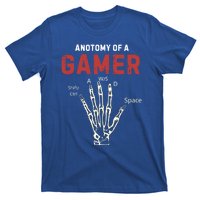 Anatomy Of A Gamer Funny Gaming Gift For Game Lovers Meaningful Gift T-Shirt